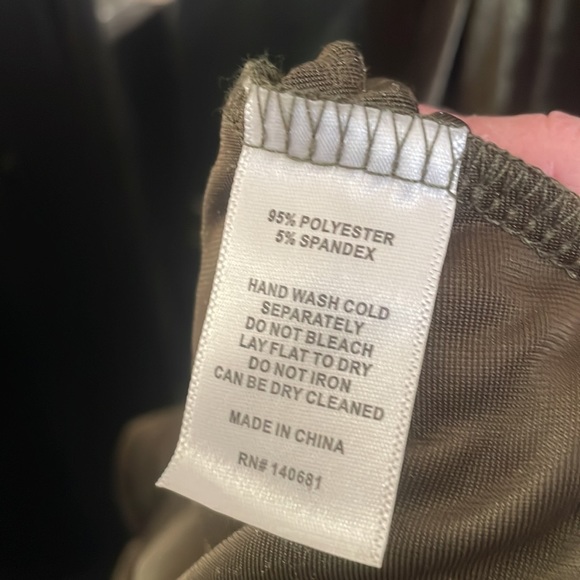 Unique Vintage Deep Olive Green Velvet Faux Box Devon Swing Drews 1X/16 - Picture 8 of 9